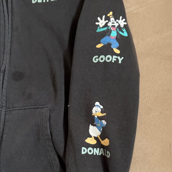 H&M Black Hoodie with Disney Characters Print - Picture 4 of 9